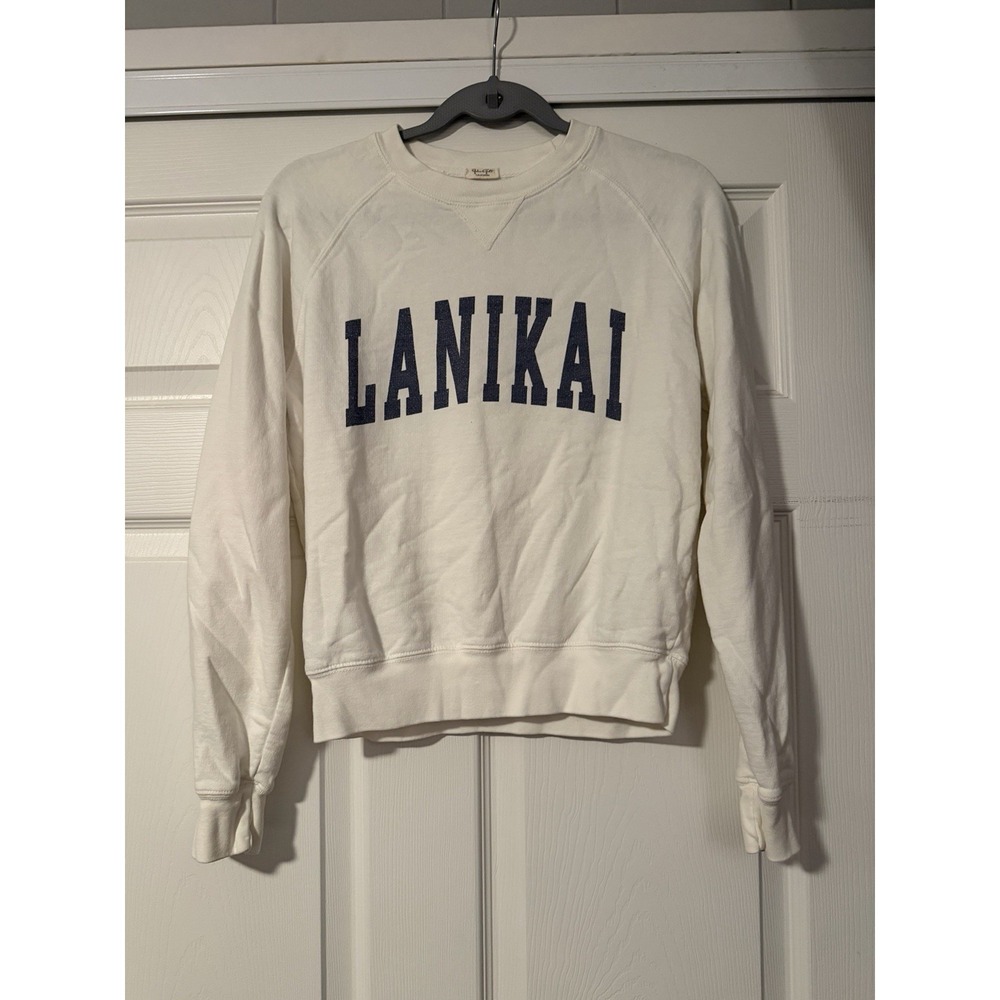 Lanikai‎ John Galt Brandy Melville White Coastal Beach Sweater